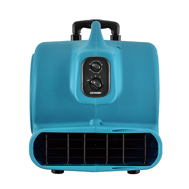 XPower P-800ste hoë snelheid 700W sentrifugale lugbewaarder met timer, wiele