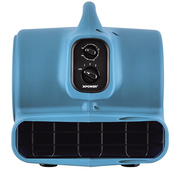 XPOWER P-600AT COMMERCIAL 520W CENTRIFUGAL AIR MOVER DENGAN PEMASA, OUTLET KUASA