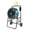 XPower FA-420K6 18  'kit de ventilador de refrigeração móvel com holofotes LED, carrinho