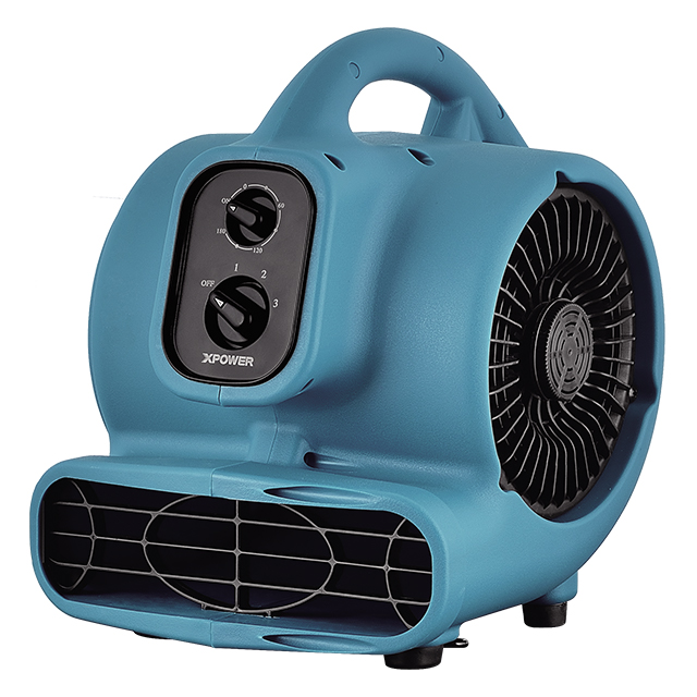 XPower P-250nt Mighty Vired Air Mover dengan generator ion negatif, timer 
