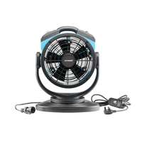 XPOWER FM-68 900CFM ພັດລົມແບບກະເປົ໋າພົກພາທີ່ບໍ່ສາມາດລະບາຍອາກາດໄດ້ດ້ວຍລະບົບ OSCILLATION