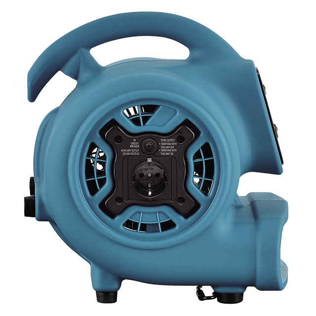 XPOWER P-230AT 700CFM Compact Centrifugális Air Mover időzítővel, Power Outlets