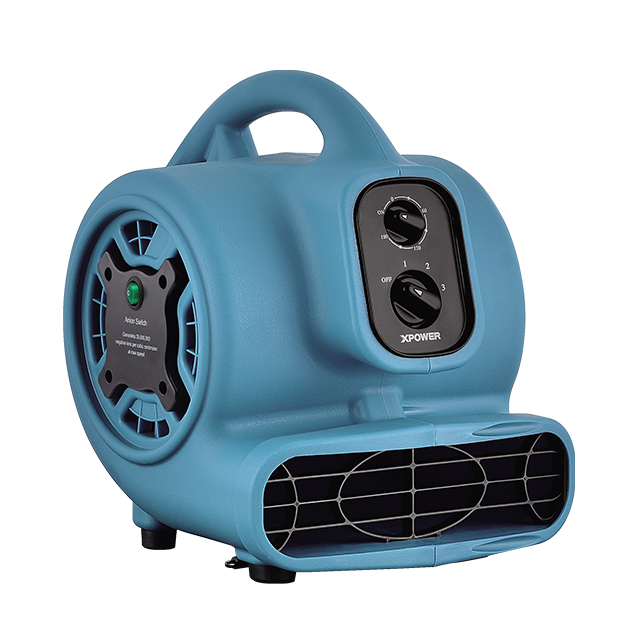 XPower P-250nt Mighty Vired Air Mover dengan generator ion negatif, timer 