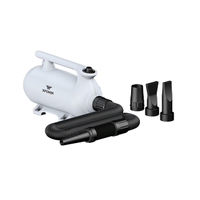Secadora para mascotas de motor dual de alta velocidad XPOWER B-163 con velocidad variable