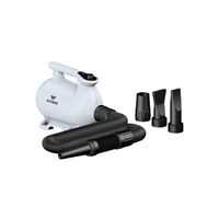 XPOWER B-123 S&egrave;che-linge portable pour animaux de compagnie avec r&eacute;glages de chaleur, vitesse variable